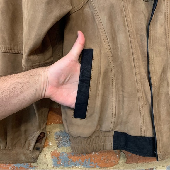 Vintage Leather / Suede Ecuador Designer Jacket - Picture 5 of 7